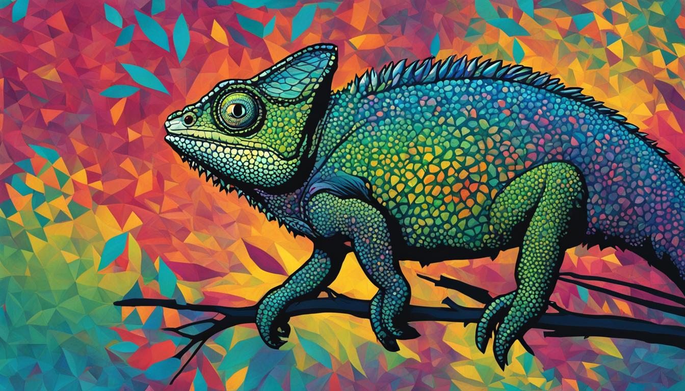 timeless allure of the chameleon t-shirt timeless allure of the chameleon t-shirt