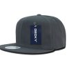 Personalized Custom Designed Cotton Snapback Hat, Flat Bill - Image 12